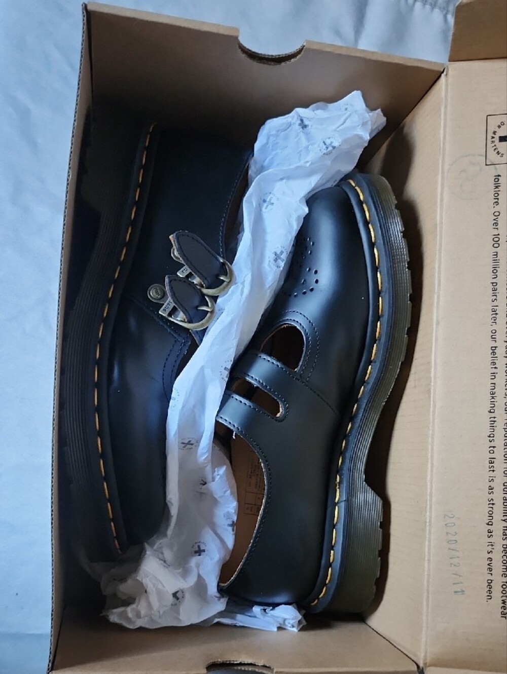 Dr. Martens 8065 Smooth Leather Mary Jane Shoe Black Size US 7 - Picture 14 of 14